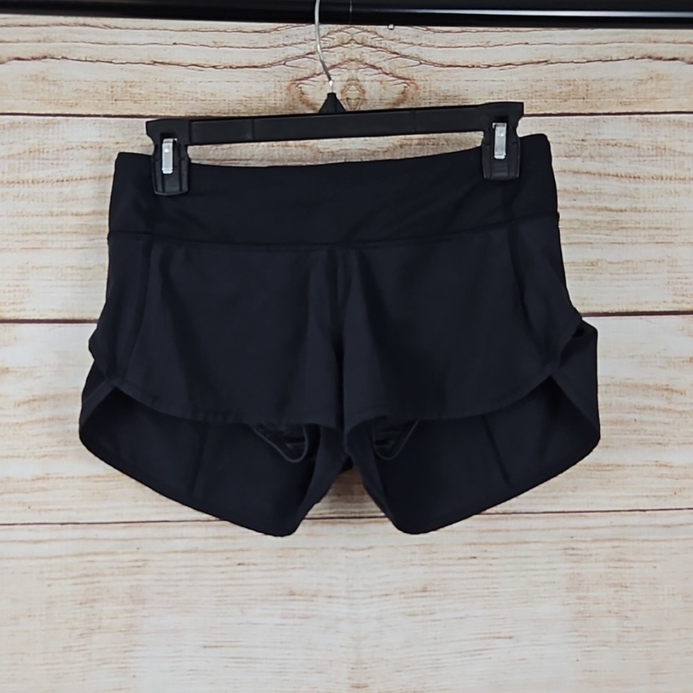 Lululemon Black Speed Up Shorts Size 4